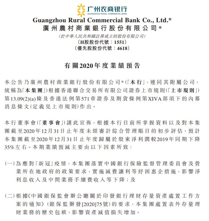 广州农商银行业绩突变脸：内部违规频发，曾于上会前夜撤回A股IPO申请