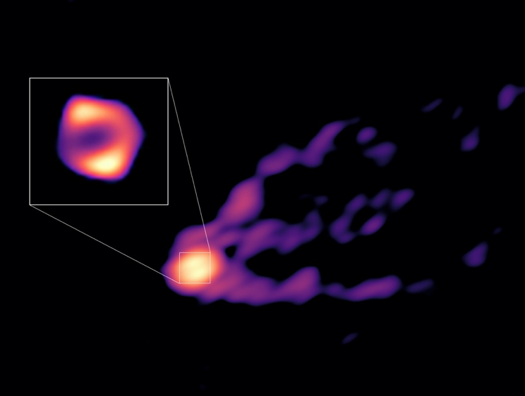黑洞“甜甜圈”有新进展！天文学家首次拍下这张全景图