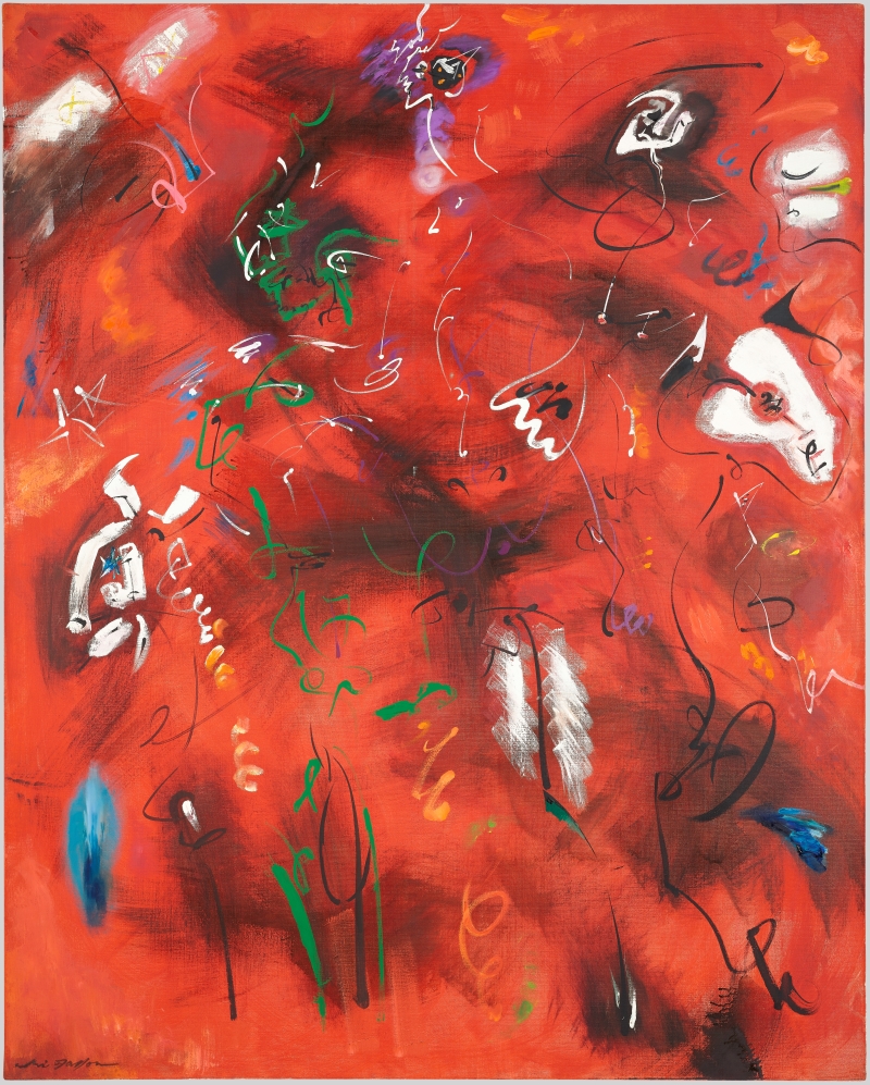 安德烈·马松，恐慌，1963年，布面油画 ?巴黎，蓬皮杜中心