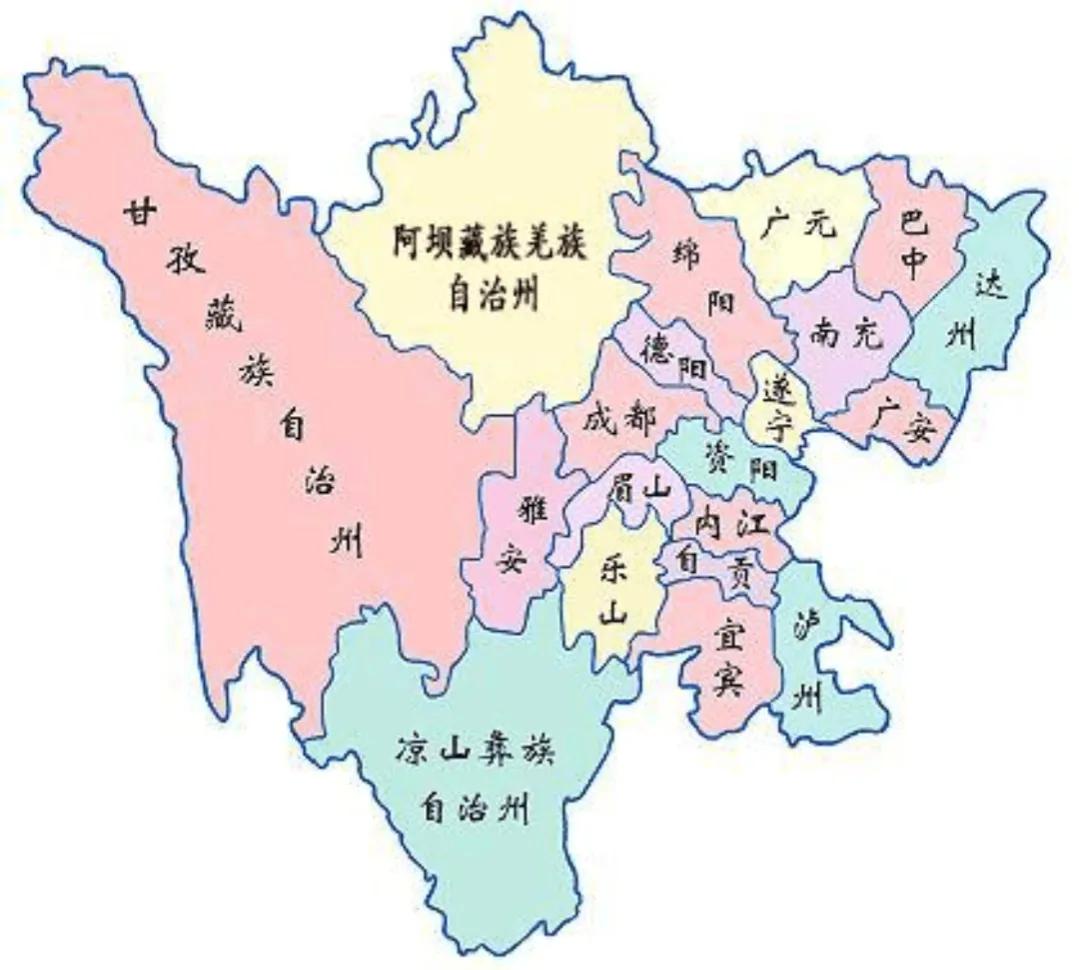 四川省拥有1个三线城市：宜宾无缘，8个四线城市，11个五线城市