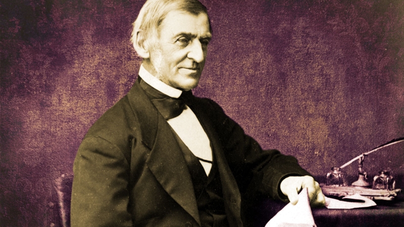 爱默生（Ralph Waldo Emerson，1803~1882），美国思想家、文学家、诗人，确立美国文化精神的代表人物，新英格兰超验主义的核心