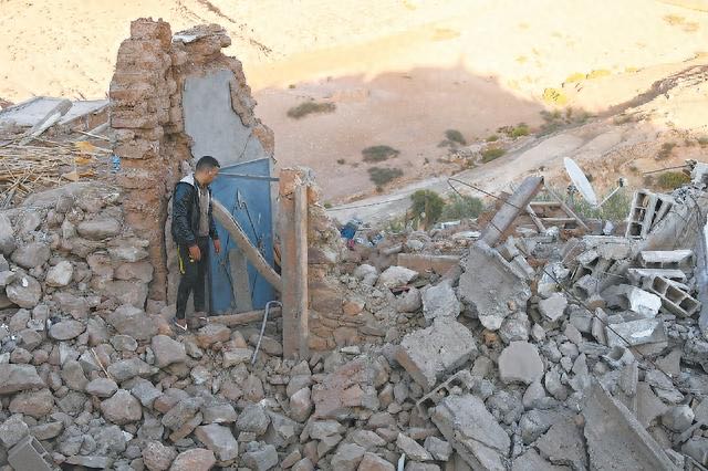九月九日，摩洛哥发生强烈地震