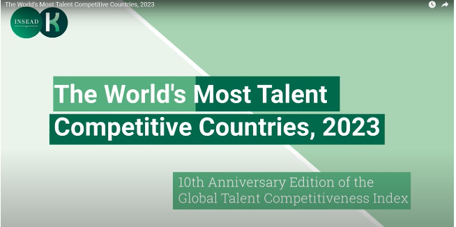 2023年全球人才竞争力指数公布，未来十年竞争如何