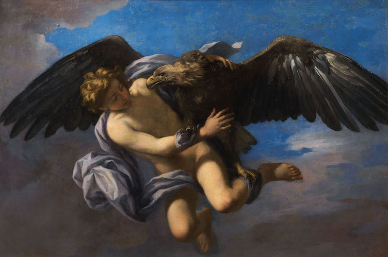 《被劫持的盖尼米得》，安东·多梅尼科·盖比亚尼，1700，真迹在东一美术馆展出