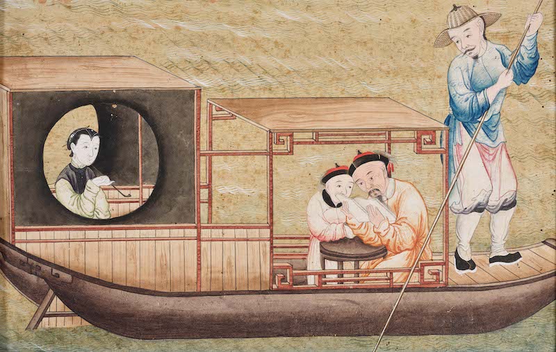 《中国外销画》，中国工艺制品，c.1770，真迹在东一美术馆展出