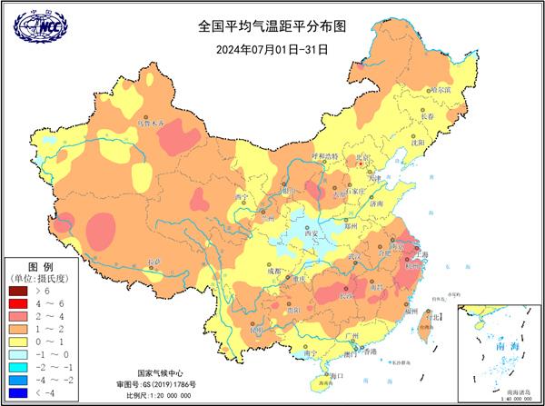 我国刚刚度过史上“最热7月” 8月江浙沪将成热力中心